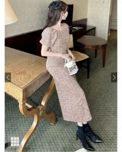 ツイード　ワンピース