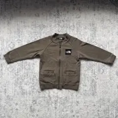 美品THE NORTH FACE スウェット ジップアップアウター 80 90