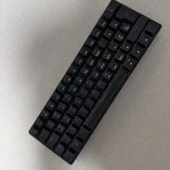 60% コンパクトメカニカルキーボード ブラック