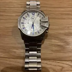 DIESEL アナログ腕時計 クロノグラフ シルバー　DZ-4181