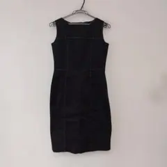 ブラック ノースリーブワンピース＆ジャケット セット