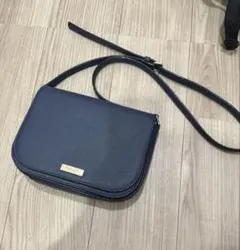 kate spade ネイビー ショルダーバッグ