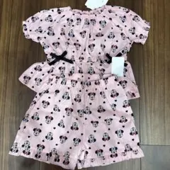 【micorrid】ミコリッド　ディズニー　　コラボ　ミニー総柄　セットアップ②
