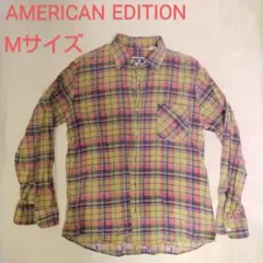 AMERICAN EDITION 長袖シャツ usa製 ヴィンテージ ネルシャツ