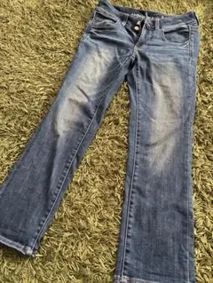 AMERICAN EAGLE ARTIST CROP デニムパンツ 2のサムネイル