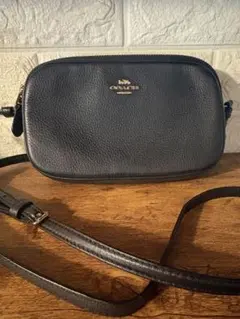 COACH ブラック ショルダーバッグ
