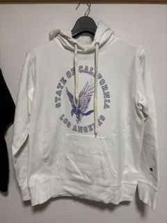 Champion Reverse Weave パーカー L ホワイト