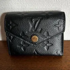 LOUIS VUITTON ポルトフォイユ ゾエ モノグラム アンプラント 黒