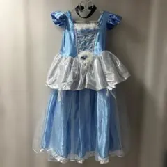 ディズニープリンセス風コスチューム 水色　シンデレラ