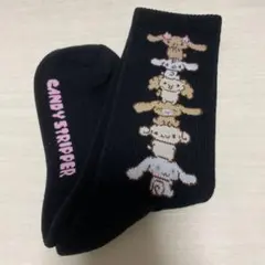 CANDY STRIPPER シナモロール シナモン コラボ 靴下 ソックス