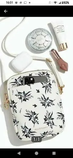 sweet 付録　JILLSTUART カードケースつき花柄マルチポシェット