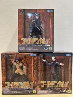 ゴールデンカムイ XrossLink フィギュア 鶴見中尉 鯉登少尉 月島軍曹