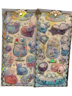 新品未使用　クラックス　キラキラウォーターインシール　2種セット　正規品