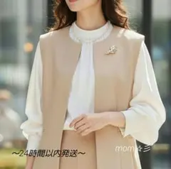 新品◇ブローチ コサージュ 植物 パール ゴールド 卒業式 入学式