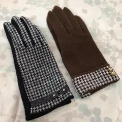 2値下！クードシャンスCOUP DE CHANCE 手袋 未使用 2枚セットで！