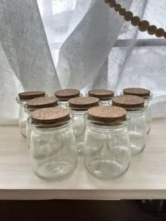 ミニガラス瓶　9個セット