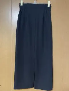 美品　タイトロングスカート ナチュラルビューティーベイシック