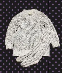 ジェラートピケ スフレアラン ルームウェア 赤白ワンピ&ソックス まとめ