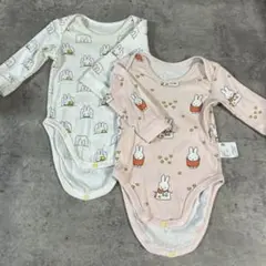 ユニクロ　ミッフィー　ボディースーツ　ロンパース　70cm 2枚セット