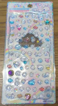 正規品 ぷくぷく あわわちゃん ジュエルプチドロップステッカー シール プチドロ
