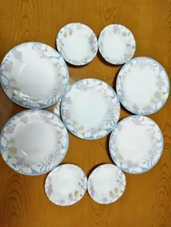 花柄 プレート 皿 セットのサムネイル