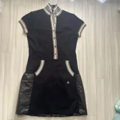 【美品】中綿入りゴルフウェアニットワンピース