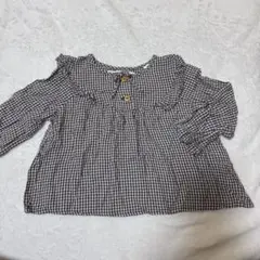 ZARA チェックトップス