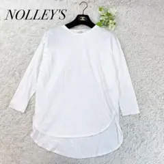 NOLLEY'S✨シンプル ホワイト 長袖トップス　カットソー ロンT M
