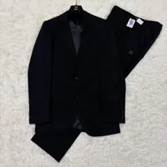 【未使用品】礼服 冠婚葬祭 ブラックフォーマルスーツ セットアップ Lサイズ