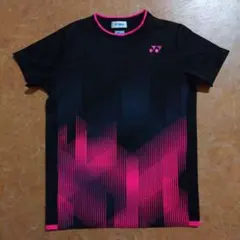 【送料込み】YONEX バドミントン ゲームシャツ SS ブラック/ピンク