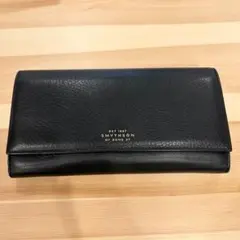 【美品】SMYTHSON スマイソン ブラック レザー 長財布 財布のサムネイル