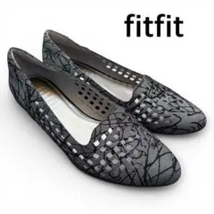 fitfit フィットフィット カットワーク パンプニーカー パンプス