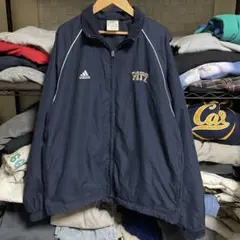 00s’万国旗タグ　アディダス製ピッツバーグ大学トラックジャケットUSA M