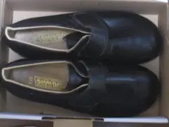 フォーマルシューズ 黒 22cm 雨天未使用 卒業式 入学式 発表会