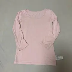 UNIQLO キッズ ヒートテック アンダーシャツ 100cm ピンク