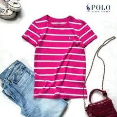 茜*様 POLO Ralph Lauren 966 クルーネックボーダー半袖Tシ