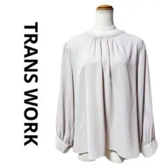 良品 TRANS WORK トランスワーク ブラウス 長袖 44 XLのサムネイル