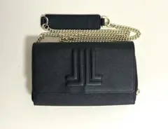 【ほぼ未使用品】LANVIN en Bleu ショルダーバッグ チェーンバッグ