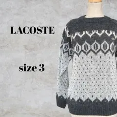 ノルディック柄 ニット