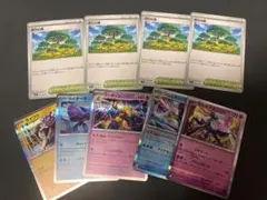 メガシンフォニア　ポケモンカード　活力の森 トレーナーカード 4枚　セット