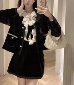 merci latte カンボン通りで待ち合わせコーデセット M セットアップ