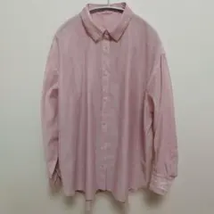 LOWRYSFARM　ピンク シアーシャツ