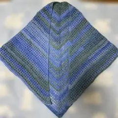 ハンドメイド、三角ショール