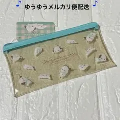 サンリオ　シナモロール＆ポチャッコ　ラメポーチ フラットポーチ　ペンケース