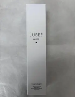 【新品・未開封】ルビーホワイト【歯磨き粉】ホワイト二ング LUBEE WHITE