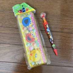セサミストリート　ボールペン　文具セット