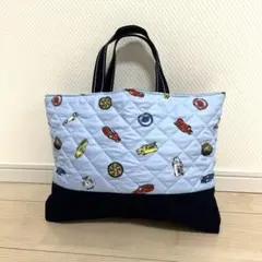 レッスンバッグ　車　ハンドメイドのサムネイル