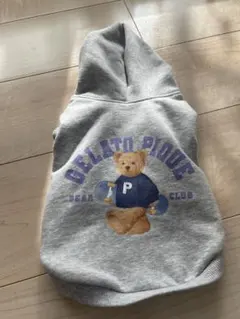 GELATO PIQUE クマの犬服 フード付き
