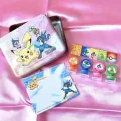 ポケモン❤️メモ帳＆スタンプ＆シールセット❤️アドバンスジェネレーション