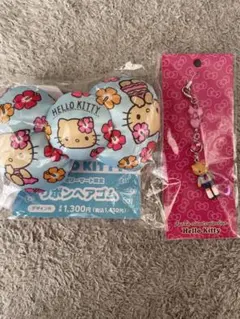 日焼けキティ　リボンヘアゴム　クローゼットコレクション　おめかし　ハローキティ